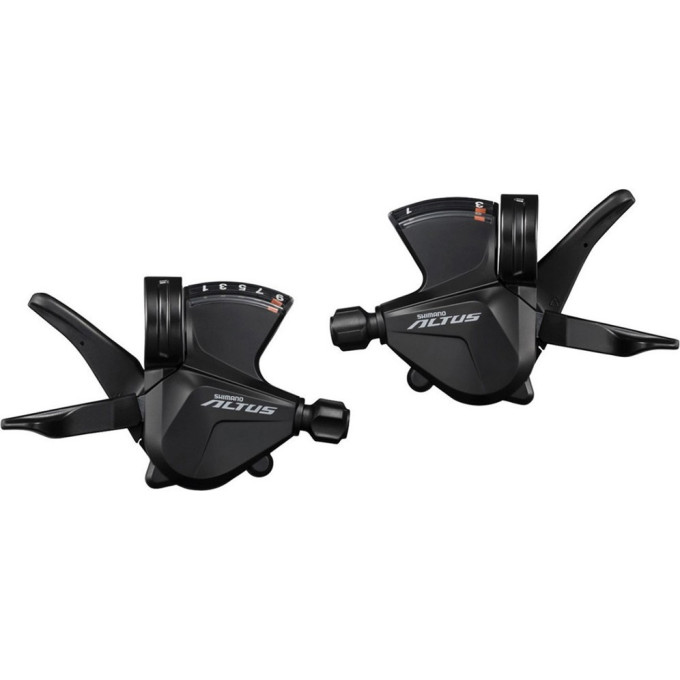 Шифтер SHIMANO ALTUS, M2000, левый/правый, 3X9 скоростей, трос+оплетка ESLM2000PA3